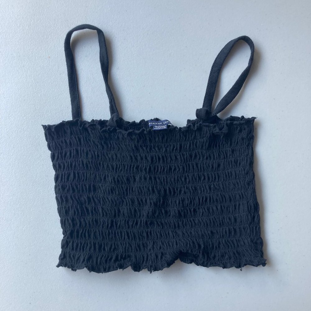 American Eagle Black Tank Top Small